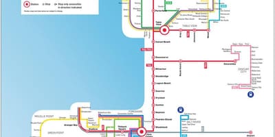 קייפטאון myciti מסלול האוטובוס מפה