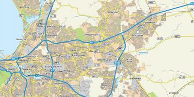 Bellville קייפטאון מפה