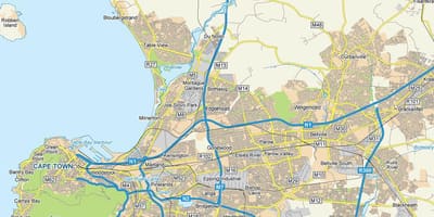 מפה של edgemead קייפטאון