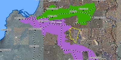 מפה של goodwood קייפטאון