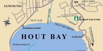 מפה של hout bay המפה קייפטאון