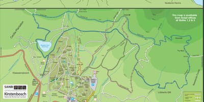 מפה של kirstenbosch