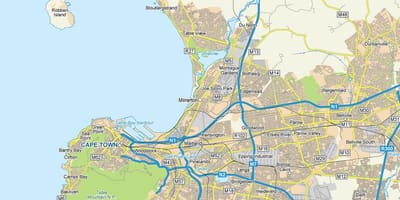 Milnerton קייפטאון מפה