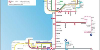 Myciti מסלול האוטובוס מפה