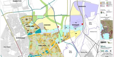 מפה של parklands קייפטאון 