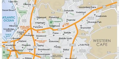 מפה של plattekloof