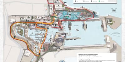 מפה של v&a waterfront קניון