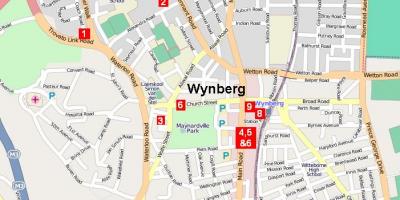  מפה של wynberg קייפטאון